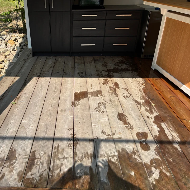 Another surface before cleaning in Ontario